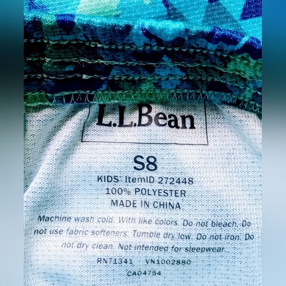 ❄️ L.L.Bean Wicked Warm Midweight Underwear Bottoms  Emerald Prism Rare Print - Picture 2 of 7